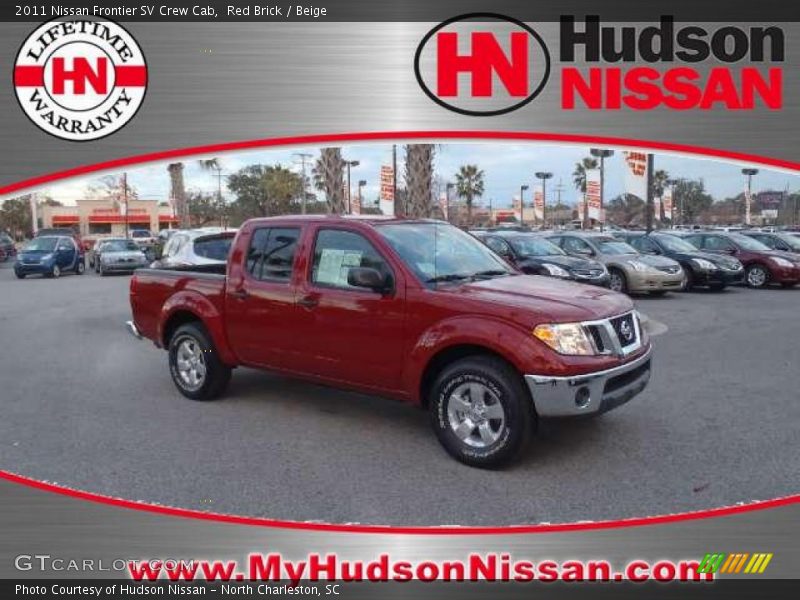 Red Brick / Beige 2011 Nissan Frontier SV Crew Cab