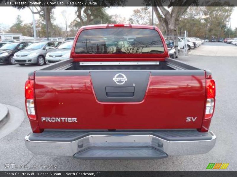 Red Brick / Beige 2011 Nissan Frontier SV Crew Cab