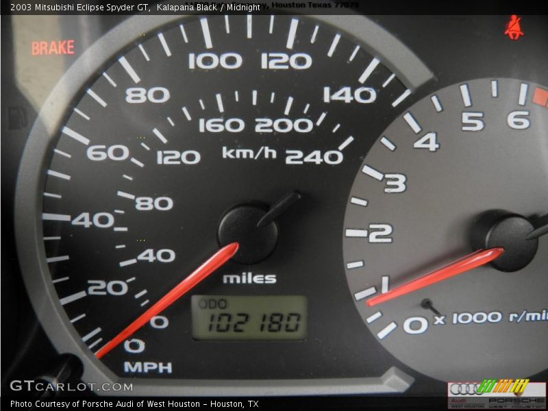 Kalapana Black / Midnight 2003 Mitsubishi Eclipse Spyder GT
