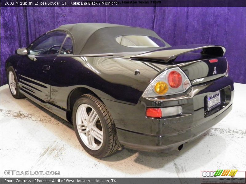 Kalapana Black / Midnight 2003 Mitsubishi Eclipse Spyder GT