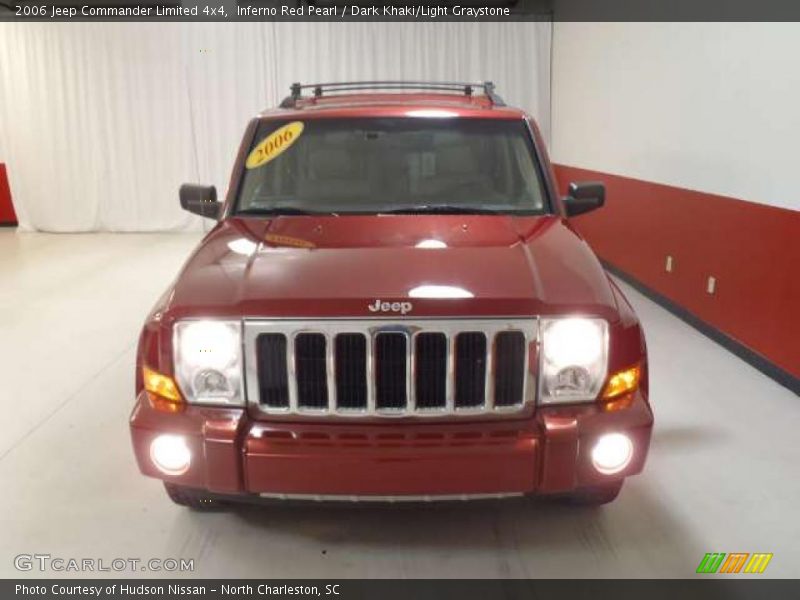 Inferno Red Pearl / Dark Khaki/Light Graystone 2006 Jeep Commander Limited 4x4