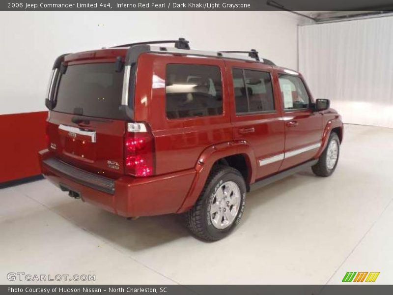 Inferno Red Pearl / Dark Khaki/Light Graystone 2006 Jeep Commander Limited 4x4