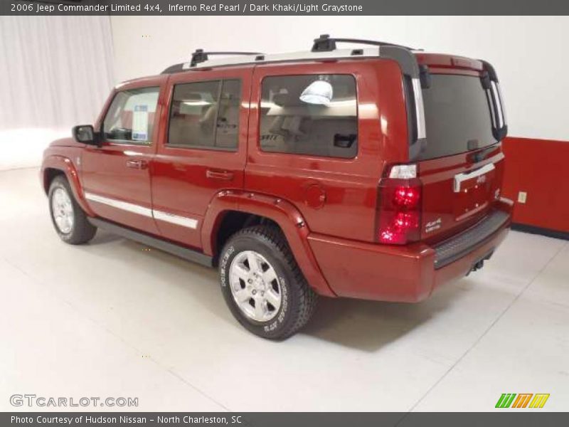 Inferno Red Pearl / Dark Khaki/Light Graystone 2006 Jeep Commander Limited 4x4