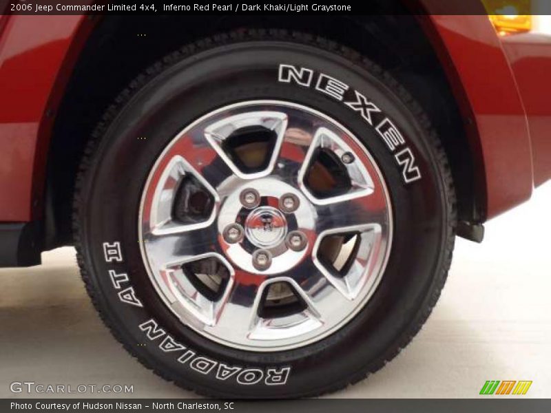 Inferno Red Pearl / Dark Khaki/Light Graystone 2006 Jeep Commander Limited 4x4