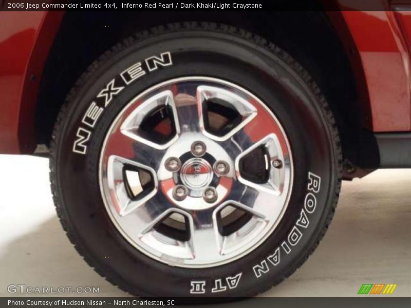 Inferno Red Pearl / Dark Khaki/Light Graystone 2006 Jeep Commander Limited 4x4