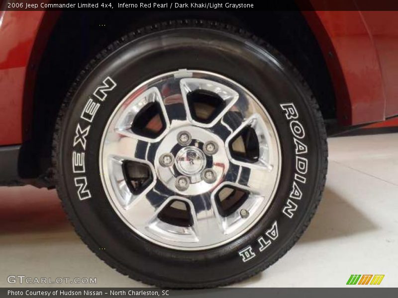 Inferno Red Pearl / Dark Khaki/Light Graystone 2006 Jeep Commander Limited 4x4