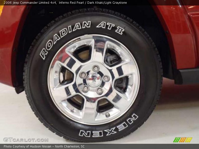 Inferno Red Pearl / Dark Khaki/Light Graystone 2006 Jeep Commander Limited 4x4
