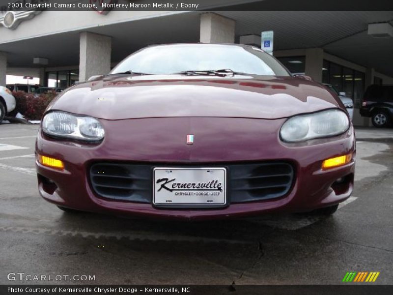 Monterey Maroon Metallic / Ebony 2001 Chevrolet Camaro Coupe