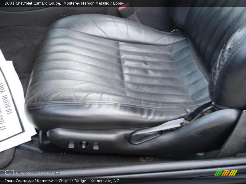  2001 Camaro Coupe Ebony Interior