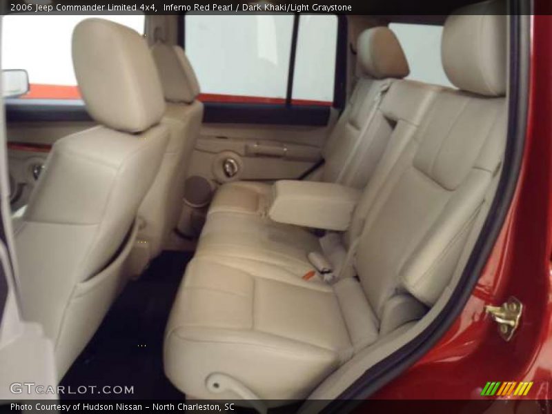 Inferno Red Pearl / Dark Khaki/Light Graystone 2006 Jeep Commander Limited 4x4