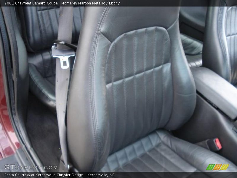 Monterey Maroon Metallic / Ebony 2001 Chevrolet Camaro Coupe