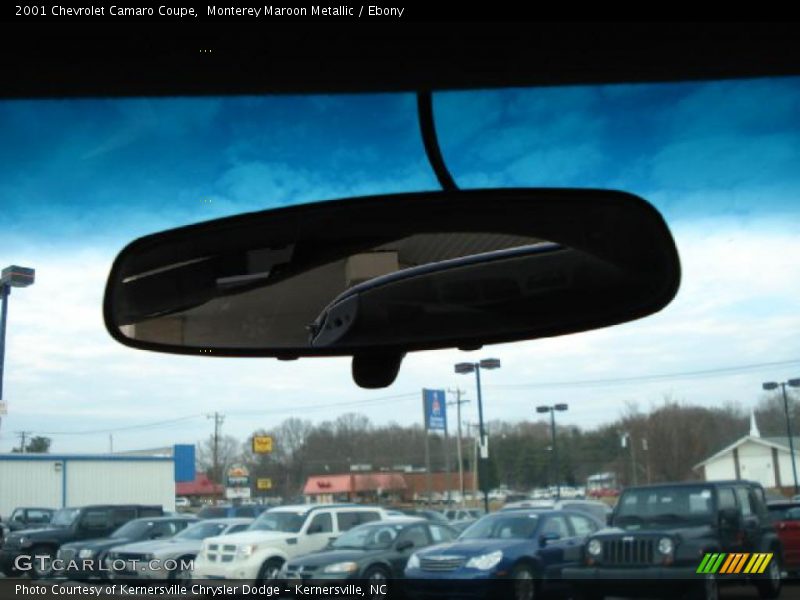 Monterey Maroon Metallic / Ebony 2001 Chevrolet Camaro Coupe