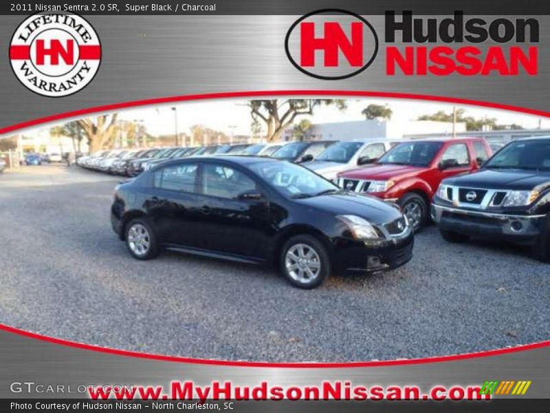Super Black / Charcoal 2011 Nissan Sentra 2.0 SR