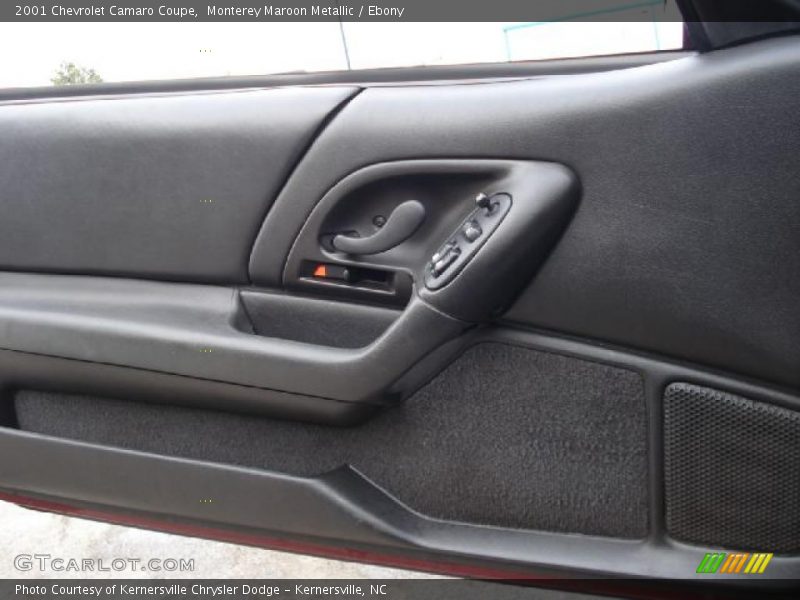 Monterey Maroon Metallic / Ebony 2001 Chevrolet Camaro Coupe