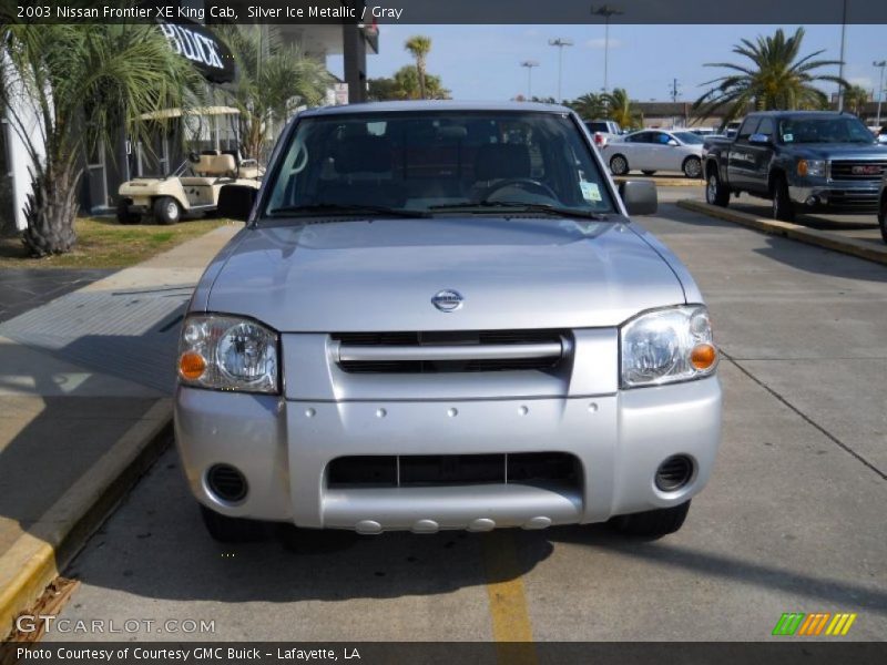 Silver Ice Metallic / Gray 2003 Nissan Frontier XE King Cab