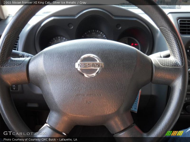 Silver Ice Metallic / Gray 2003 Nissan Frontier XE King Cab