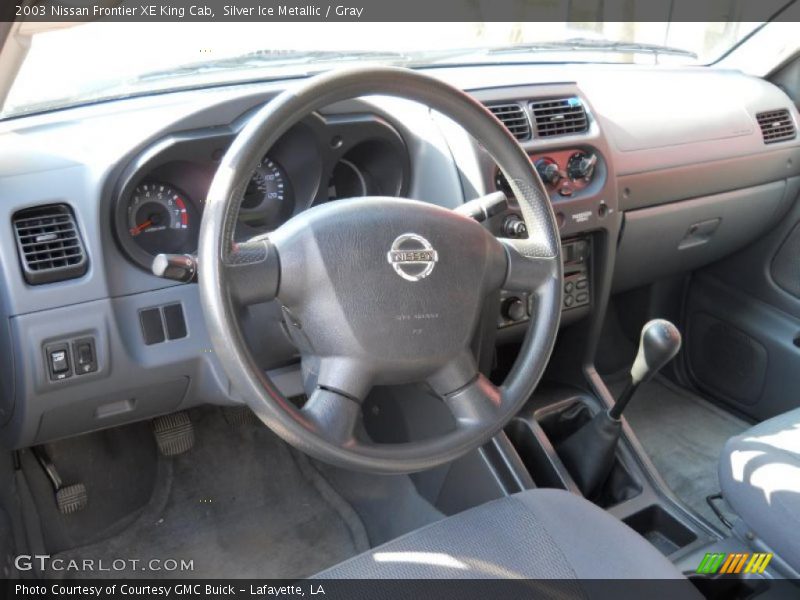 Silver Ice Metallic / Gray 2003 Nissan Frontier XE King Cab