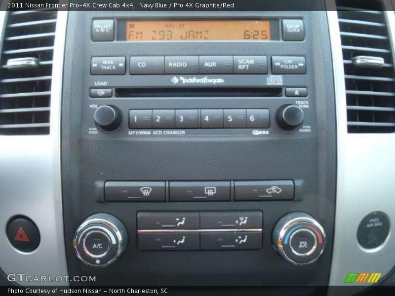 Controls of 2011 Frontier Pro-4X Crew Cab 4x4