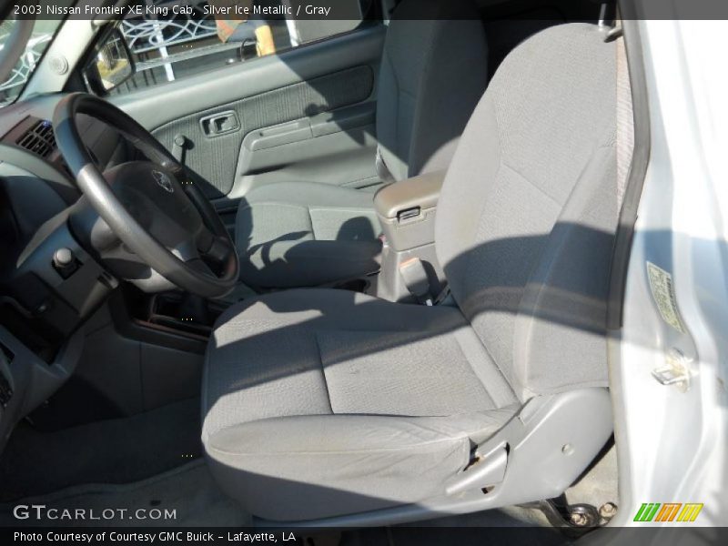 Silver Ice Metallic / Gray 2003 Nissan Frontier XE King Cab