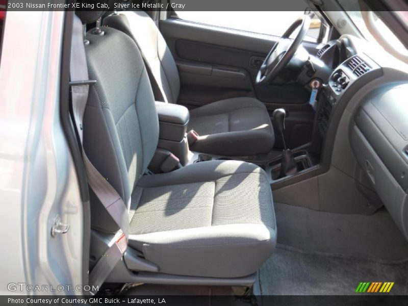 Silver Ice Metallic / Gray 2003 Nissan Frontier XE King Cab
