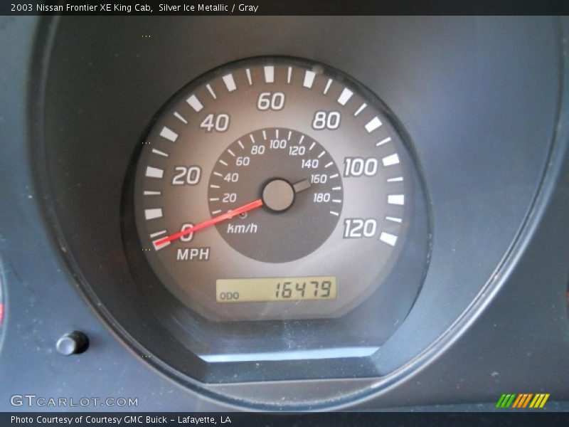 Silver Ice Metallic / Gray 2003 Nissan Frontier XE King Cab