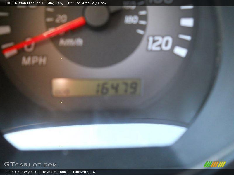 Silver Ice Metallic / Gray 2003 Nissan Frontier XE King Cab