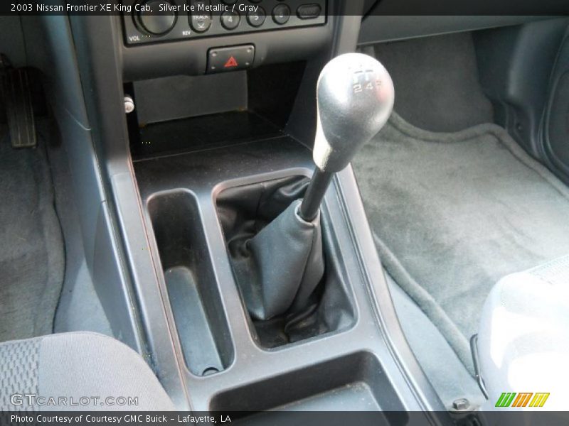 Silver Ice Metallic / Gray 2003 Nissan Frontier XE King Cab