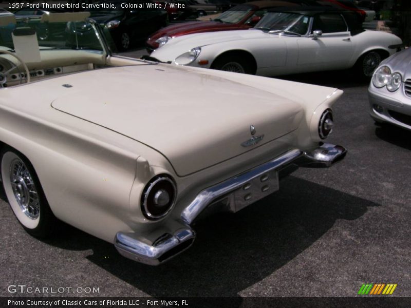 Colonial White / White 1957 Ford Thunderbird Convertible