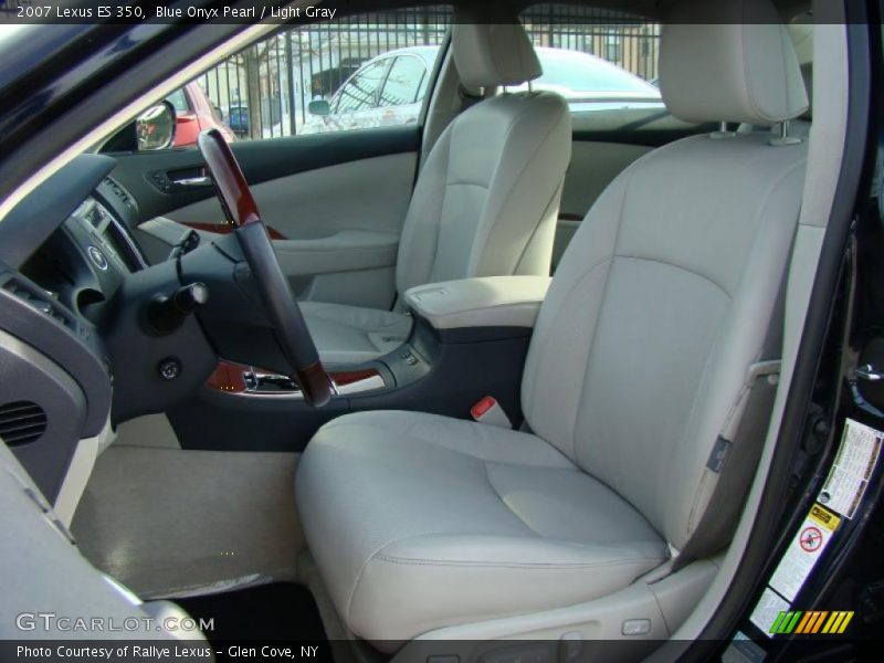 Blue Onyx Pearl / Light Gray 2007 Lexus ES 350