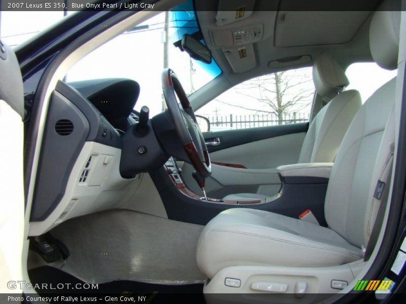 Blue Onyx Pearl / Light Gray 2007 Lexus ES 350