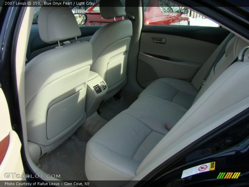 Blue Onyx Pearl / Light Gray 2007 Lexus ES 350