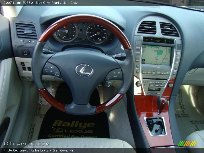 Blue Onyx Pearl / Light Gray 2007 Lexus ES 350