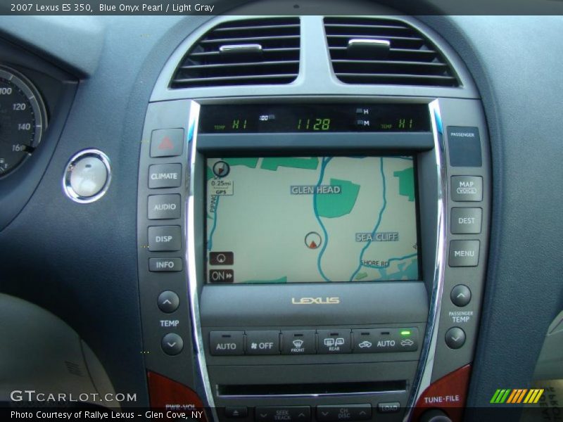 Blue Onyx Pearl / Light Gray 2007 Lexus ES 350