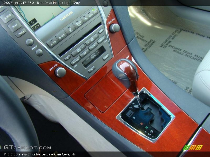 Blue Onyx Pearl / Light Gray 2007 Lexus ES 350