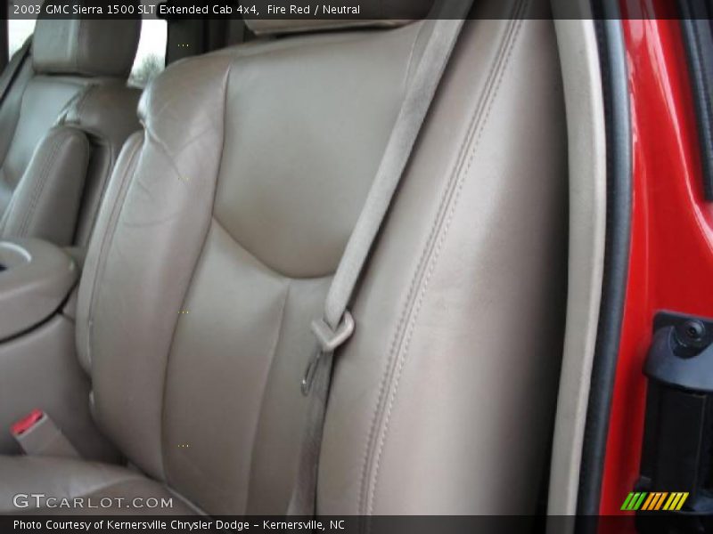 Fire Red / Neutral 2003 GMC Sierra 1500 SLT Extended Cab 4x4