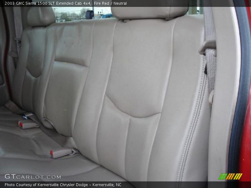 Fire Red / Neutral 2003 GMC Sierra 1500 SLT Extended Cab 4x4