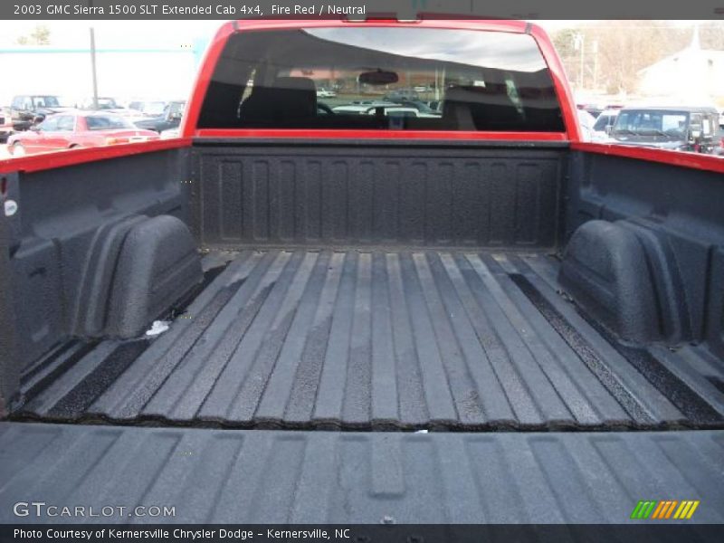 Fire Red / Neutral 2003 GMC Sierra 1500 SLT Extended Cab 4x4