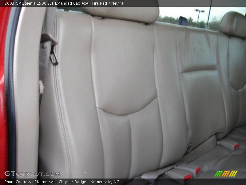 Fire Red / Neutral 2003 GMC Sierra 1500 SLT Extended Cab 4x4