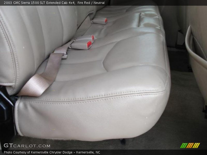 Fire Red / Neutral 2003 GMC Sierra 1500 SLT Extended Cab 4x4