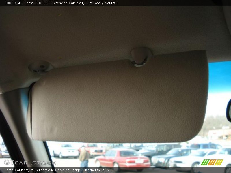 Fire Red / Neutral 2003 GMC Sierra 1500 SLT Extended Cab 4x4