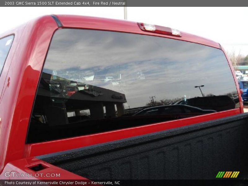 Fire Red / Neutral 2003 GMC Sierra 1500 SLT Extended Cab 4x4