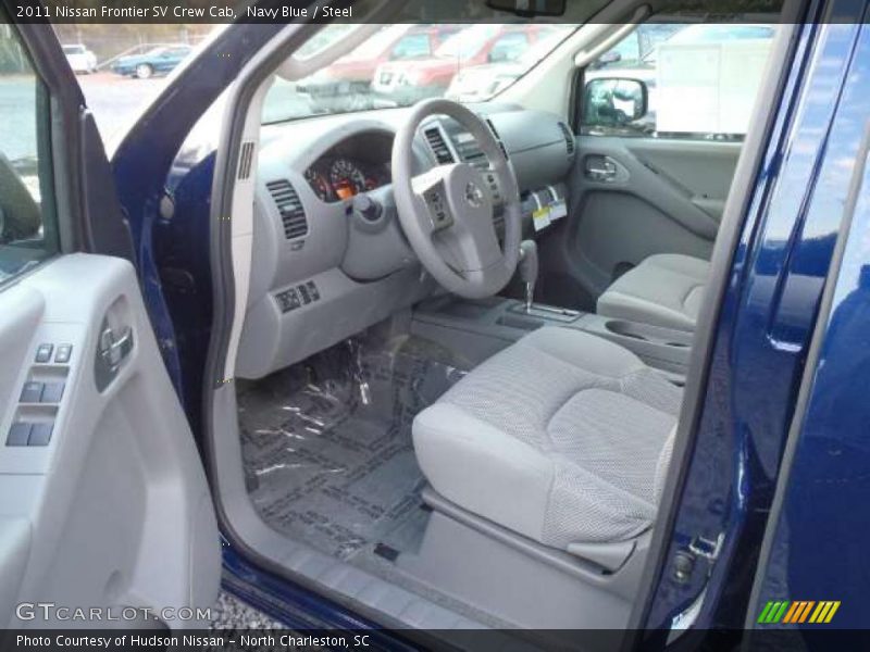  2011 Frontier SV Crew Cab Steel Interior
