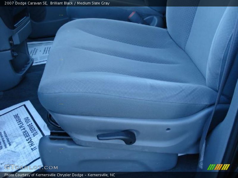 Brilliant Black / Medium Slate Gray 2007 Dodge Caravan SE