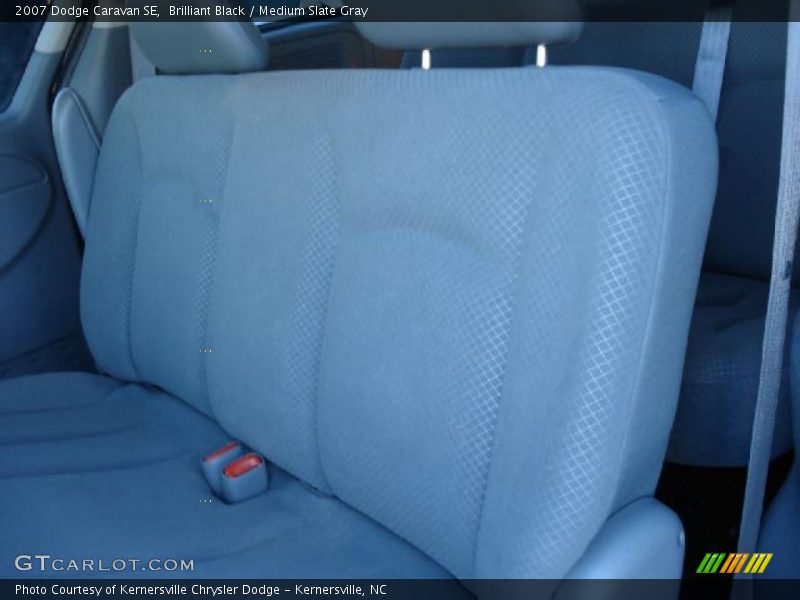 Brilliant Black / Medium Slate Gray 2007 Dodge Caravan SE