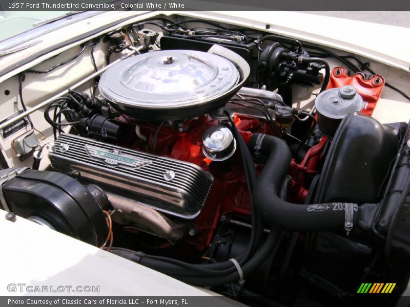 Colonial White / White 1957 Ford Thunderbird Convertible