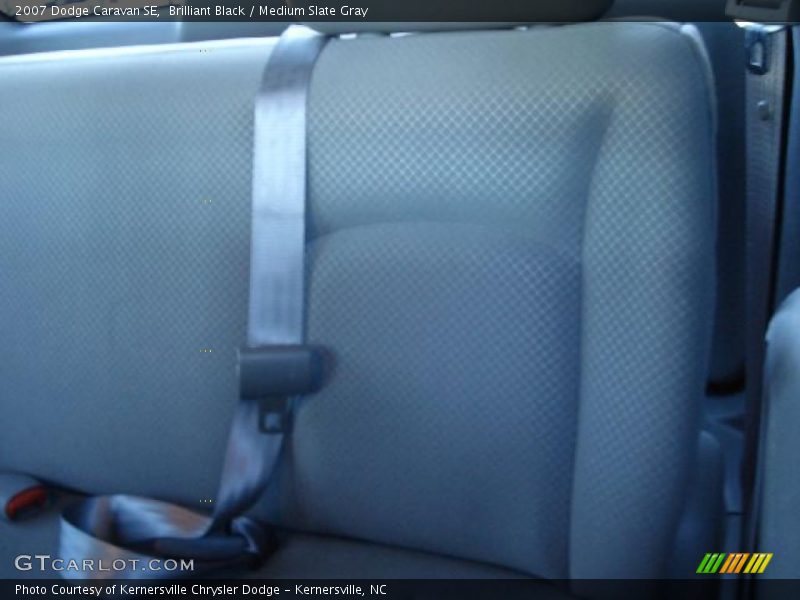 Brilliant Black / Medium Slate Gray 2007 Dodge Caravan SE