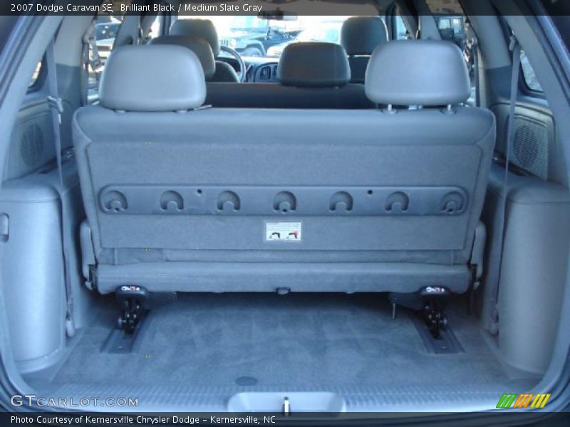 Brilliant Black / Medium Slate Gray 2007 Dodge Caravan SE