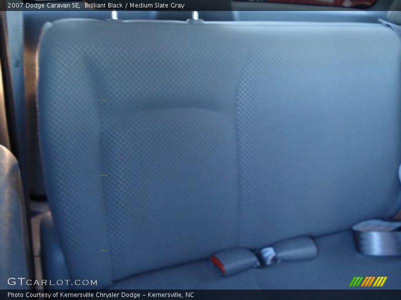Brilliant Black / Medium Slate Gray 2007 Dodge Caravan SE