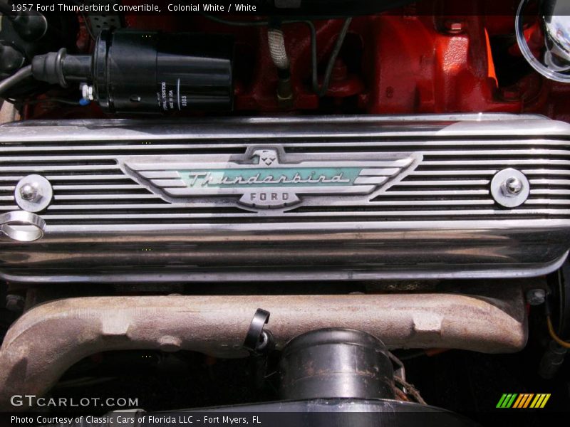 Colonial White / White 1957 Ford Thunderbird Convertible