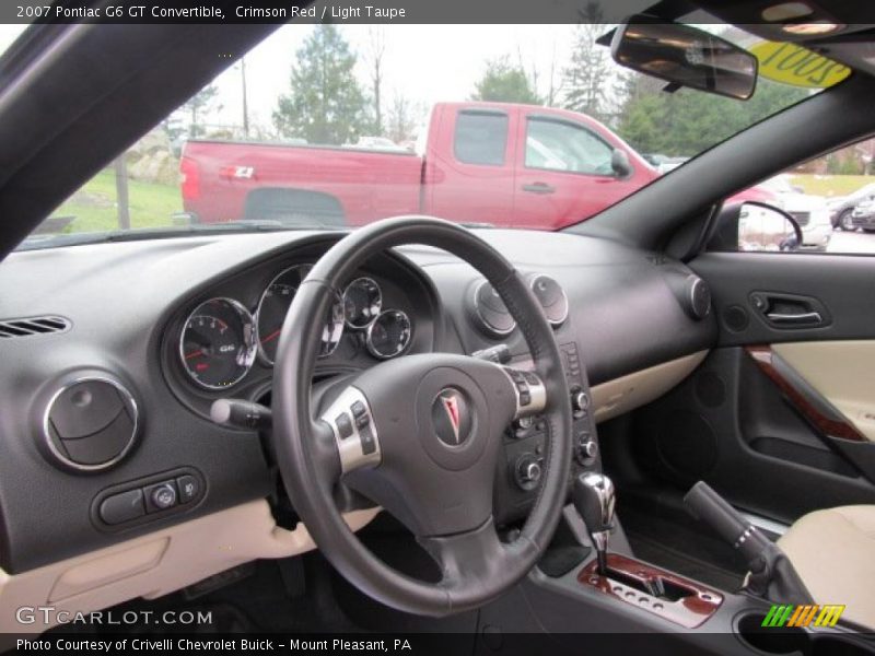 Crimson Red / Light Taupe 2007 Pontiac G6 GT Convertible